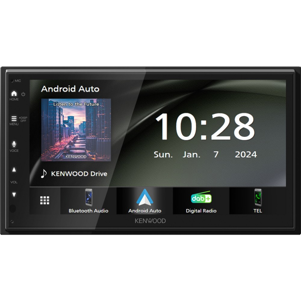 Kenwood DMX5023DABS, bilstereo med DAB, CarPlay & Android Auto