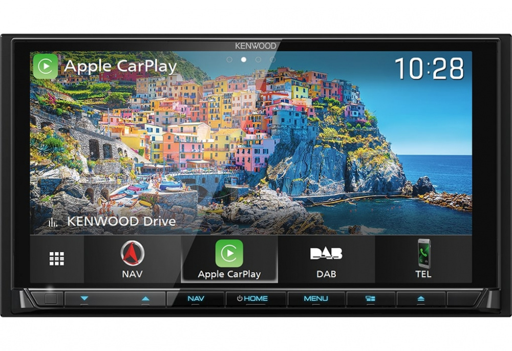 Kenwood DNX-9190DABS, bilstereo med trådlös Android Auto, Apple CarPlay och DAB+
