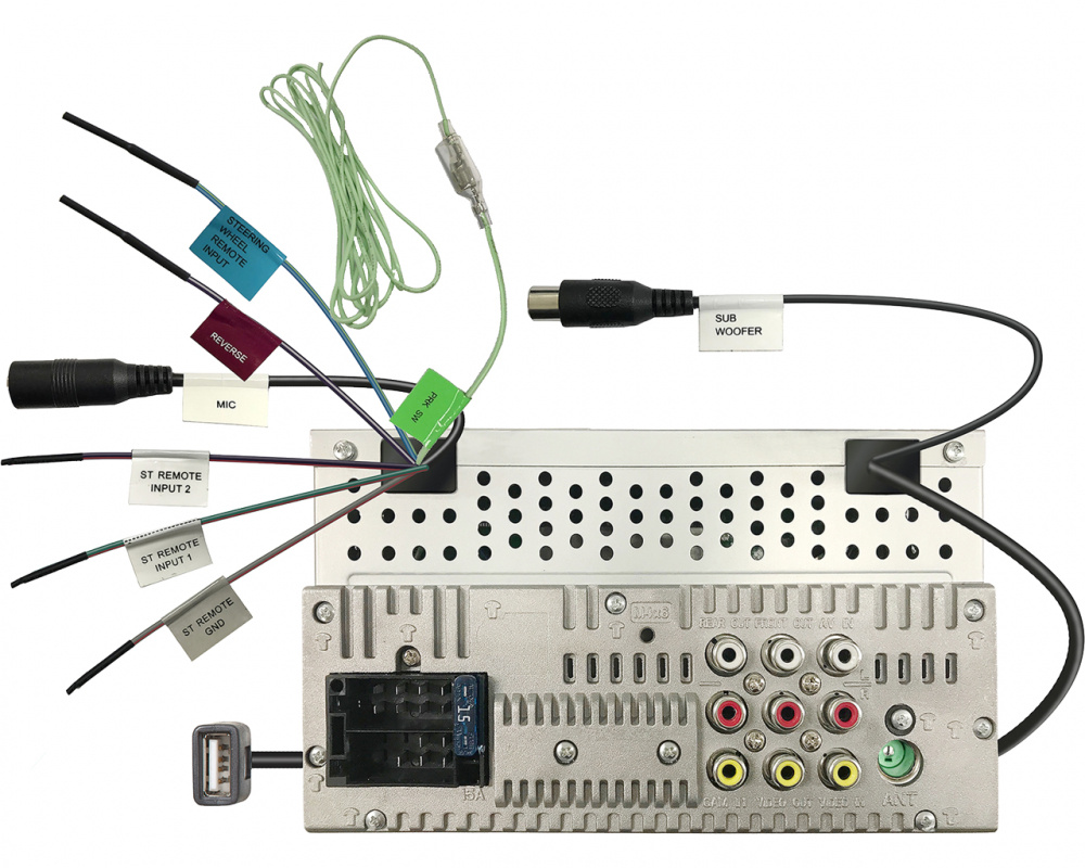 JVC KW-M180BT, bilstereo med Bluetooth, 6.8