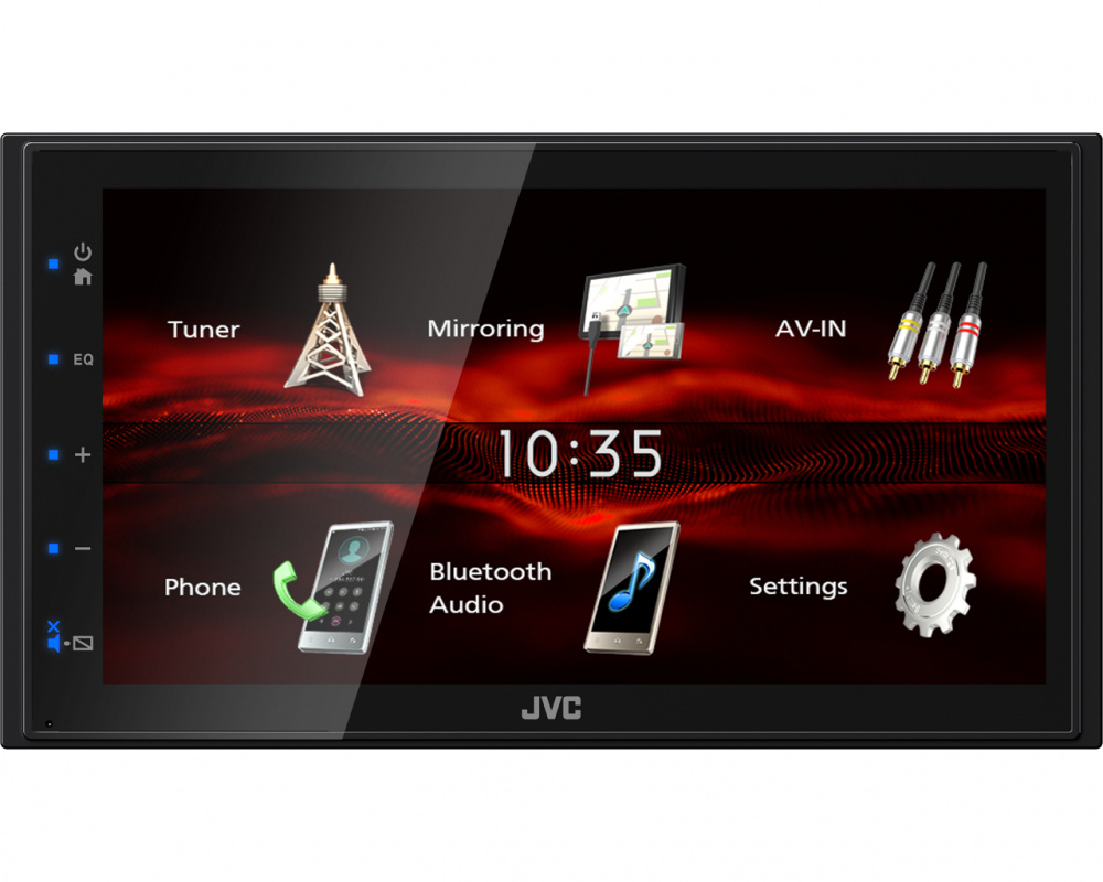 JVC KW-M180BT, bilstereo med Bluetooth, 6.8