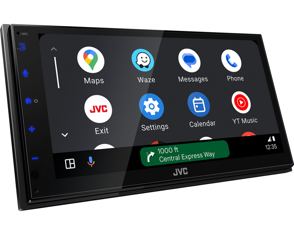 JVC KW-M695DBW, bilradio med DAB, trådløs CarPlay & Android Auto