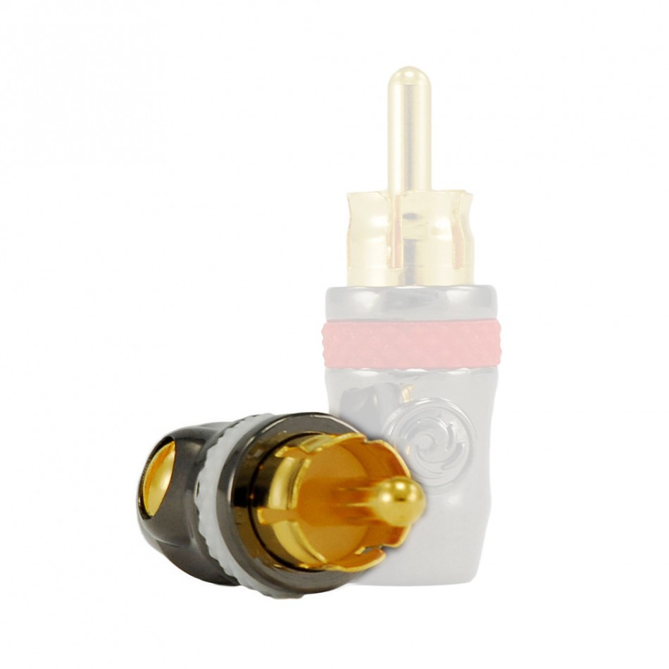 Planet Waves HD-RCA, loddefrit RCA-stik, hvid, stk.
