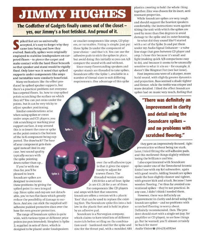 Soundcare Superspikes M6-gänga 4-pack