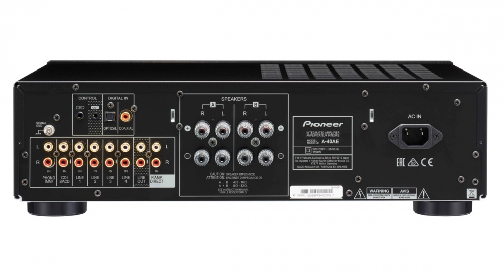 Pioneer A-40AE förstärkare med DAC, silver