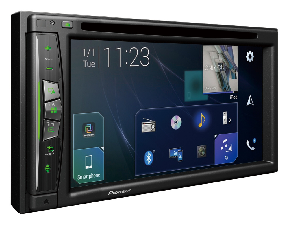 Pioneer AVIC-Z630BT, bilstereo med Bluetooth, navigation och trådlös Apple CarPlay 