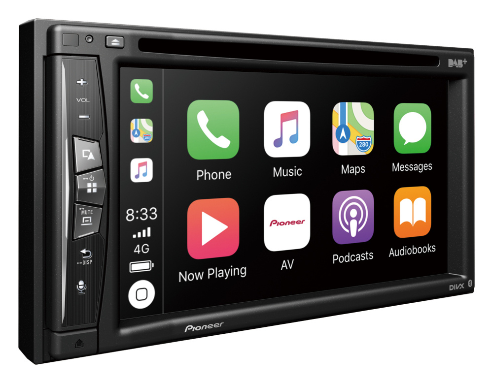 Pioneer AVIC-Z730DAB, bilstereo med trådlös Apple CarPlay, navigation och DAB+