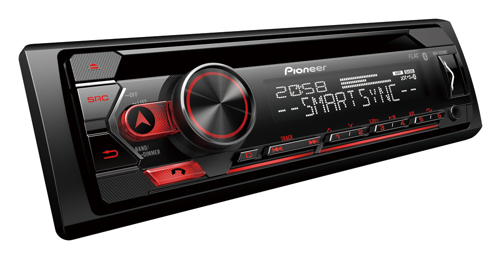 Pioneer DEH-S320BT, bilstereo med bluetooth och CD-spelare