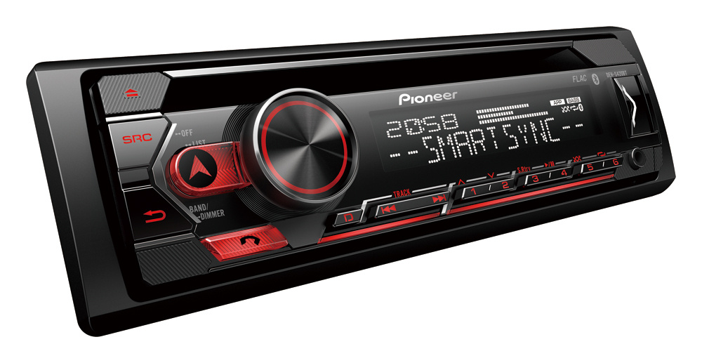 Pioneer DEH-S420BT, bilstereo med Bluetooth, AUX och USB