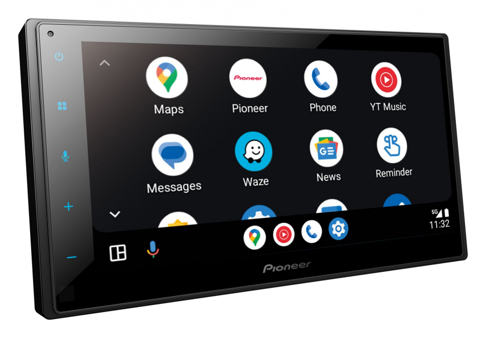 Pioneer SPH-DA150BT, bilstereo med CarPlay, Android Auto og Bluetooth