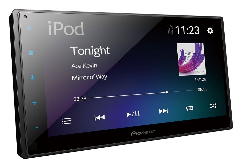 Pioneer SPH-DA160DAB, bilstereo med CarPlay, DAB+ och Bluetooth