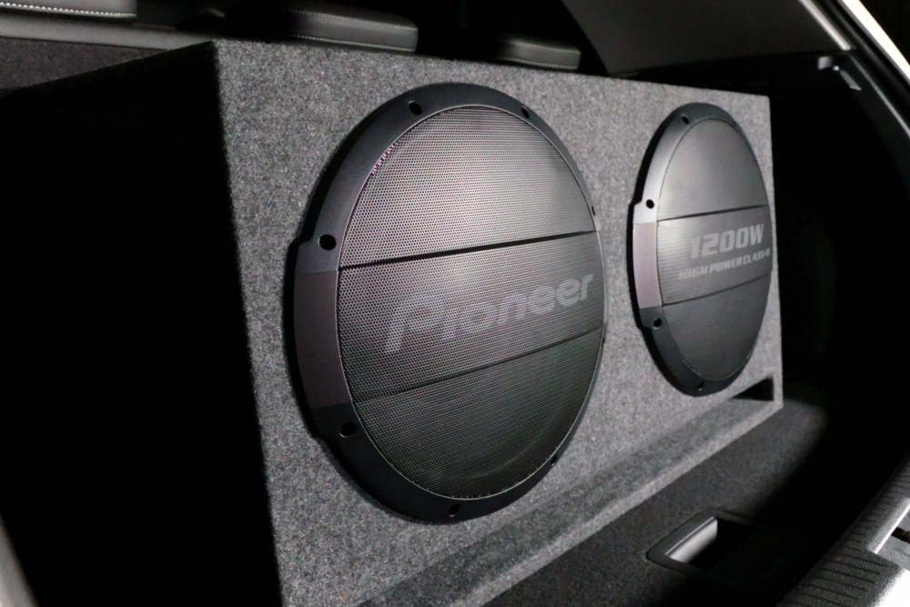 Pioneer TS-WX1220AH, aktiv portet 2x12 tommer basboks 600W RMS