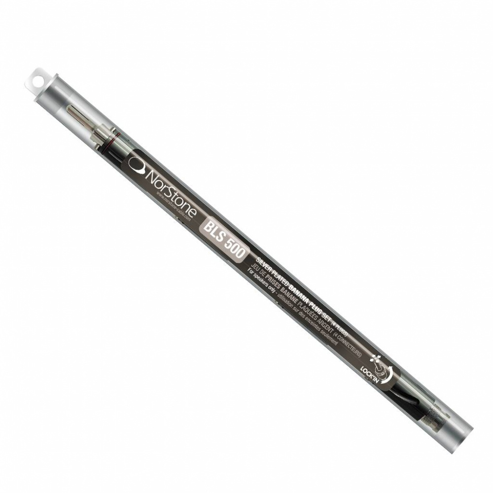 Norstone BLS-500 låsbara banankontakter, 4-pack