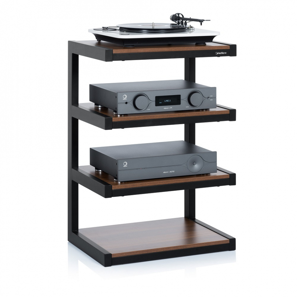 Norstone Esse Hifi, Hifi-rack svart/valnöt