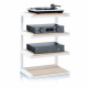 Norstone Esse Hifi, Hifi-rack vit/ek Norstone Esse Hifi, Hifi-rack vit/ek