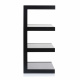 Norstone Esse Hifi, mat sort stereobænk med sorte hylder Norstone Esse Hifi, mat sort stereobænk med sorte hylder