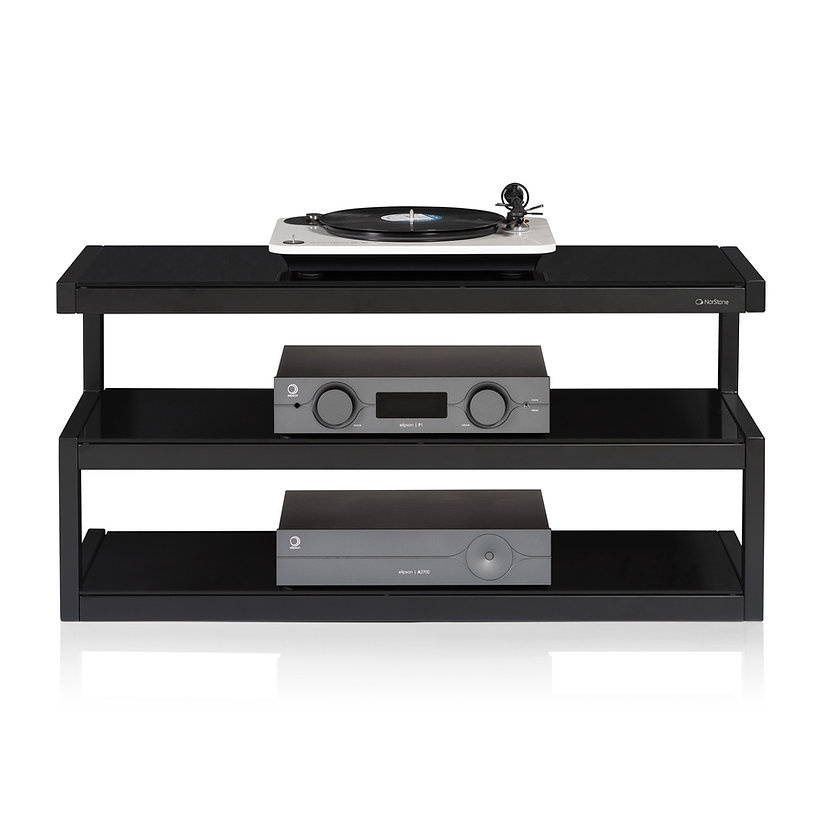 Norstone Esse AV Mediebænk, Satin Sort