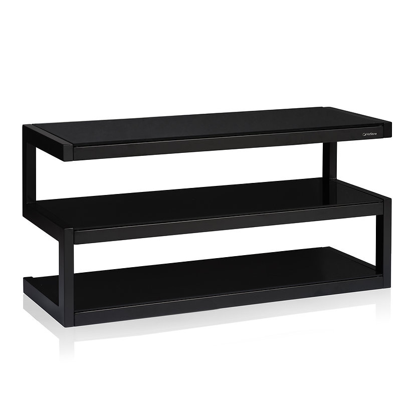 Norstone Esse AV Mediebænk, Satin Sort