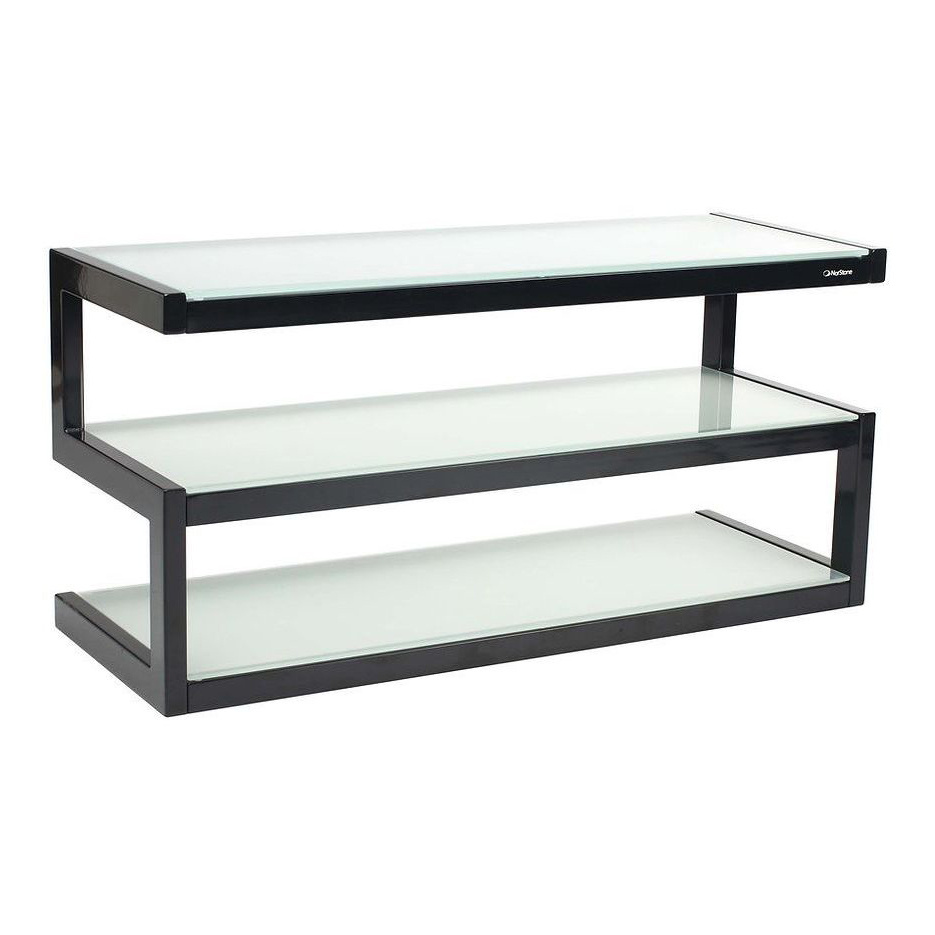 Norstone Esse AV Mediebænk, Satin Sort / Frostet