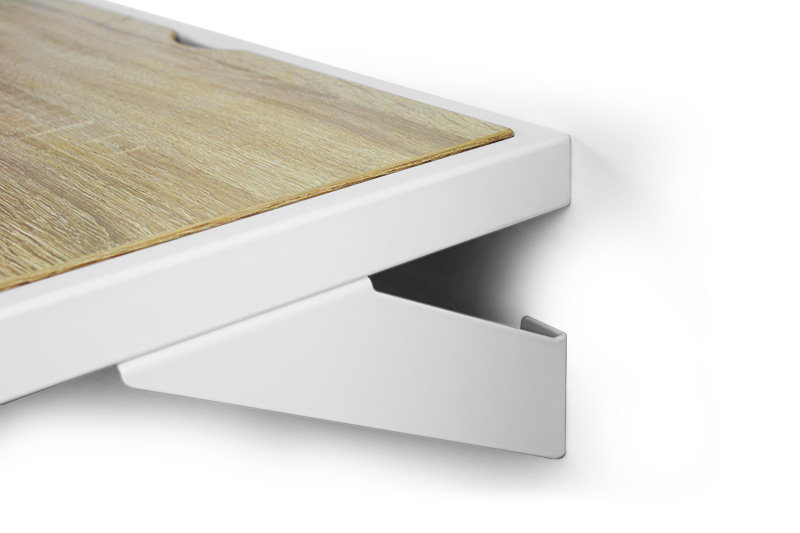 Norstone Esse WS væghylde til pladespiller, sort/sort glas