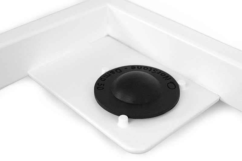 Norstone Esse WS væghylde til pladespiller, hvid/eg