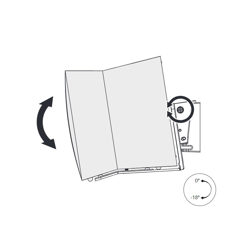 Norstone Sonos Era 300 WM vippeligt vægbeslag, sort