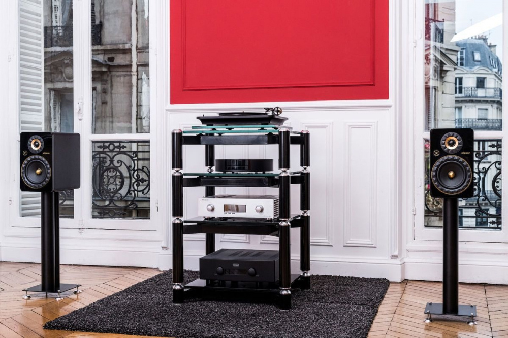 Norstone Spider 3 hyllplan, svart