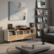 NorStone Oslo Vinyl 1600 mediabænk hvid/eg NorStone Oslo Vinyl 1600 mediabænk hvid/eg