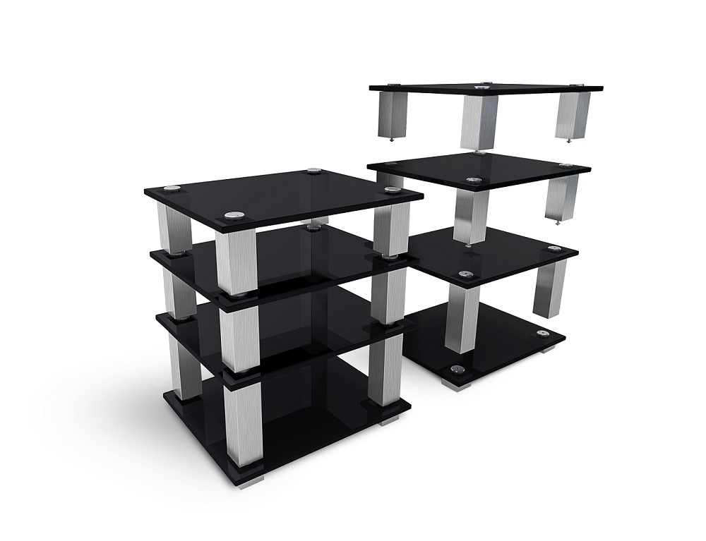 Norstone Square HiFi, rack med fyra plan