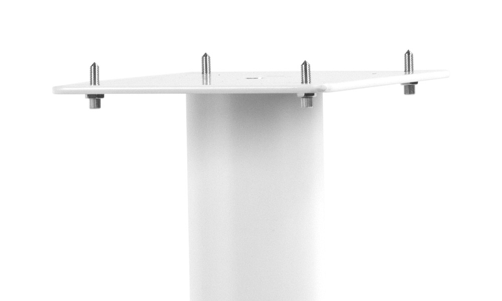 Norstone Stylum 1, högtalarstativ mattvita 50 cm höga