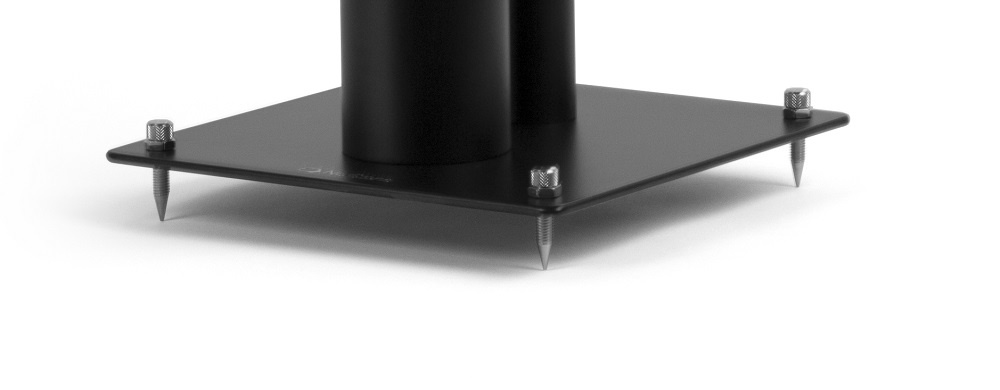 Norstone Stylum 2, högtalarstativ mattsvarta 60 cm höga