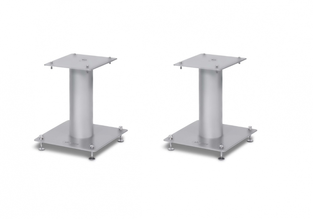 Norstone Stylum S, högtalarstativ silver 20 cm höga