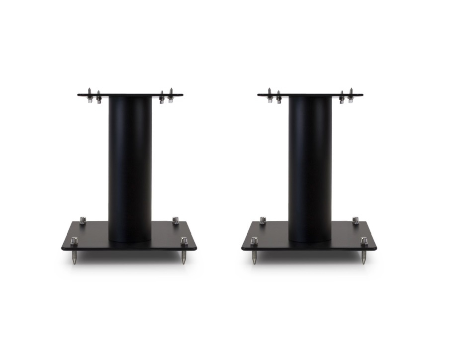 Norstone Stylum S, högtalarstativ mattsvart 20 cm höga