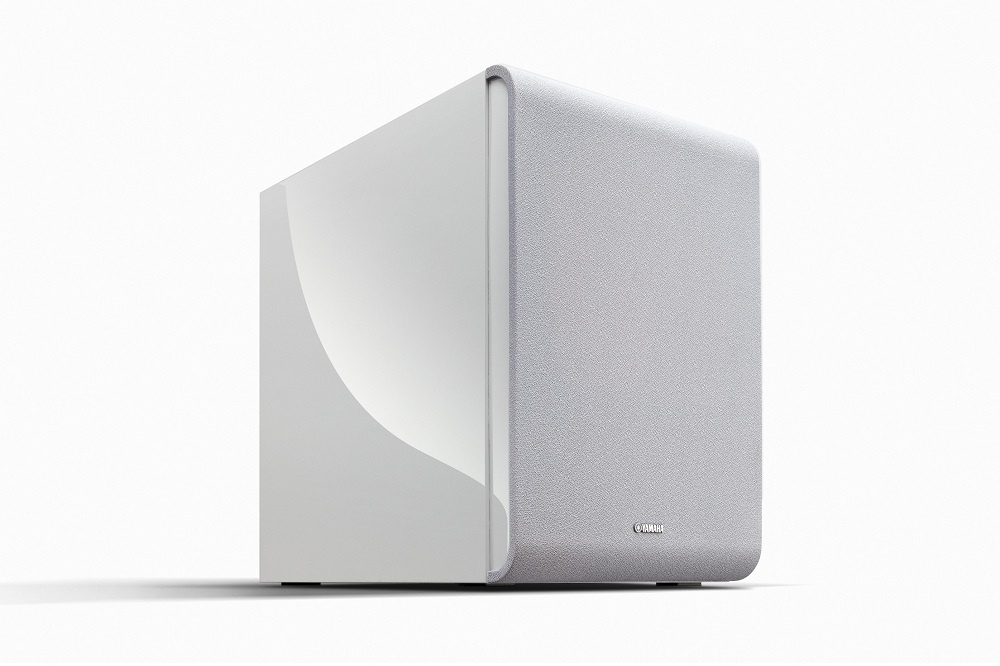 Yamaha MusicCast Sub100, trådlös vit subwoofer med nätverk