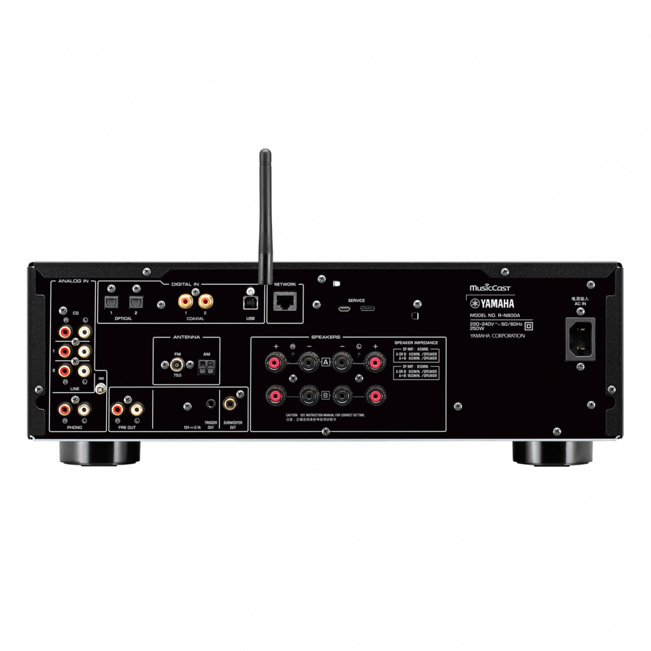 Yamaha R-N800A stereoförstärkare, svart