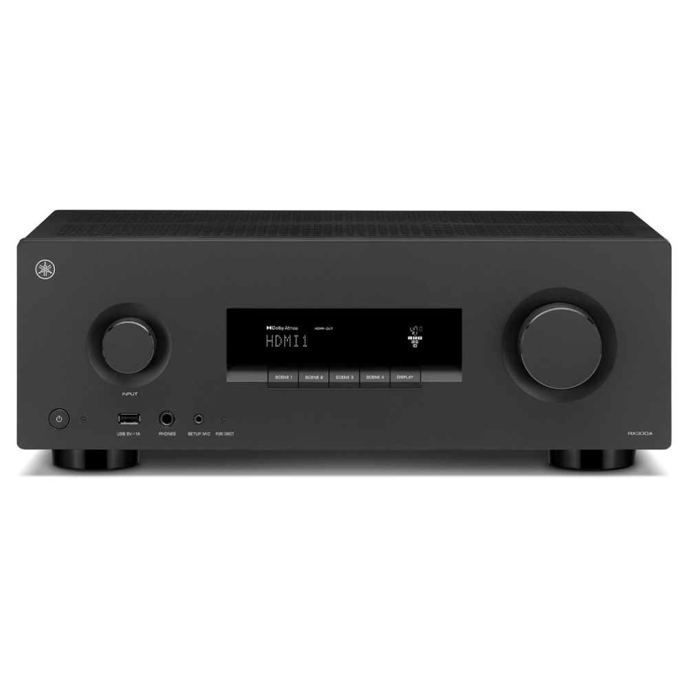 Yamaha RX300A hjemmebioforstærker, sort