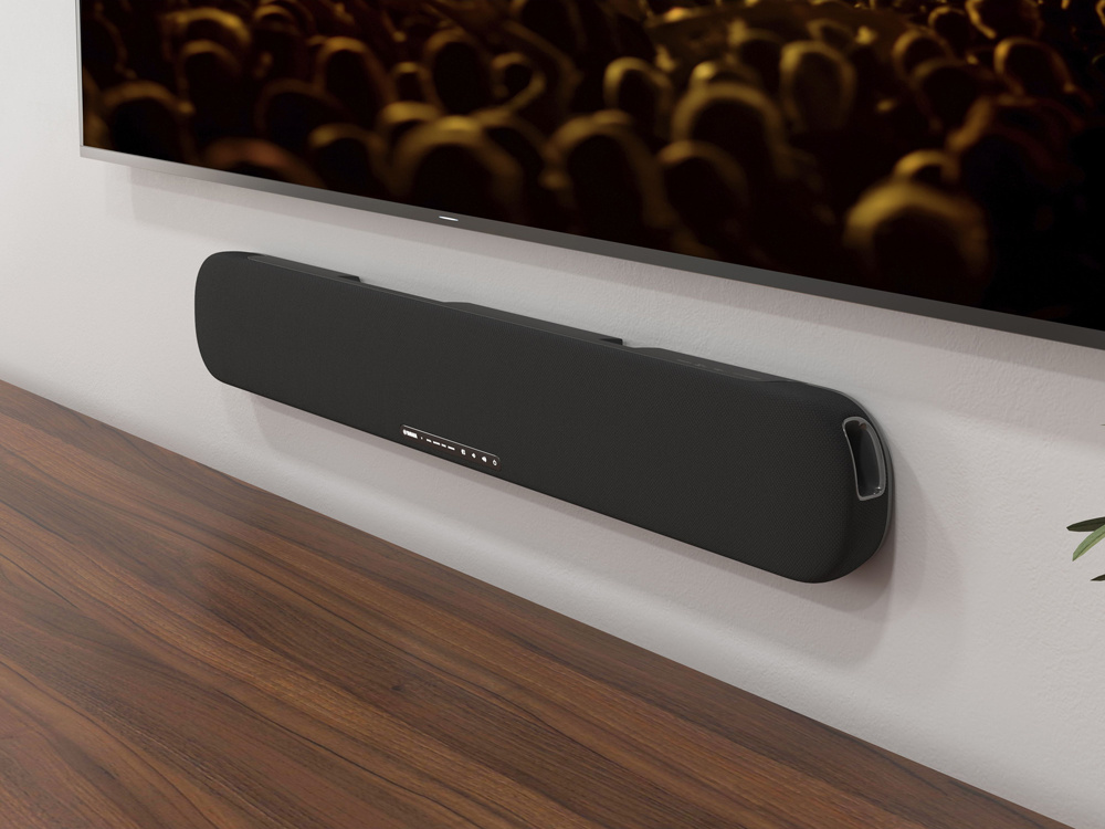 Yamaha SR-B20 sort soundbar med HDMI ARC, sort