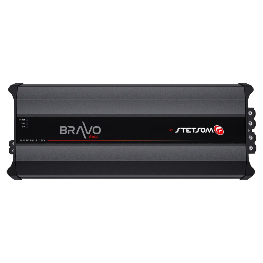 Stetsom BRAVO Full 12000 - 1 Ohm, fuldregister monoblock
