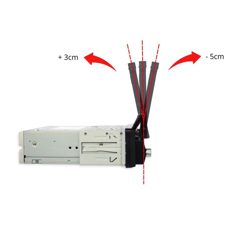 Macrom T6593DAB bilstereo med motoriseret skærm, Android 13 & mere