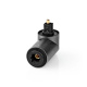 Nedis vinklet TosLink-adapter, han–hun, 90° Nedis vinklet TosLink-adapter, han–hun, 90°