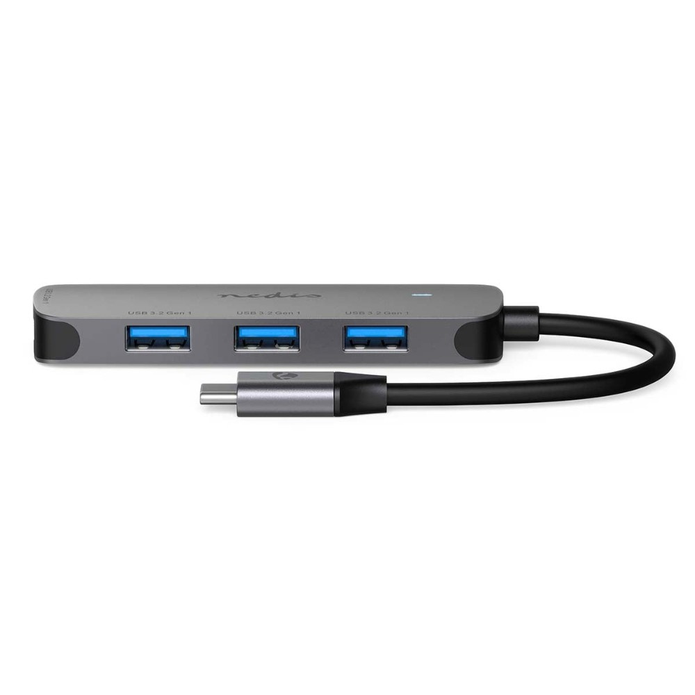 Nedis USB-C-hub, 4 USB-A-porte, 5 Gbit/s