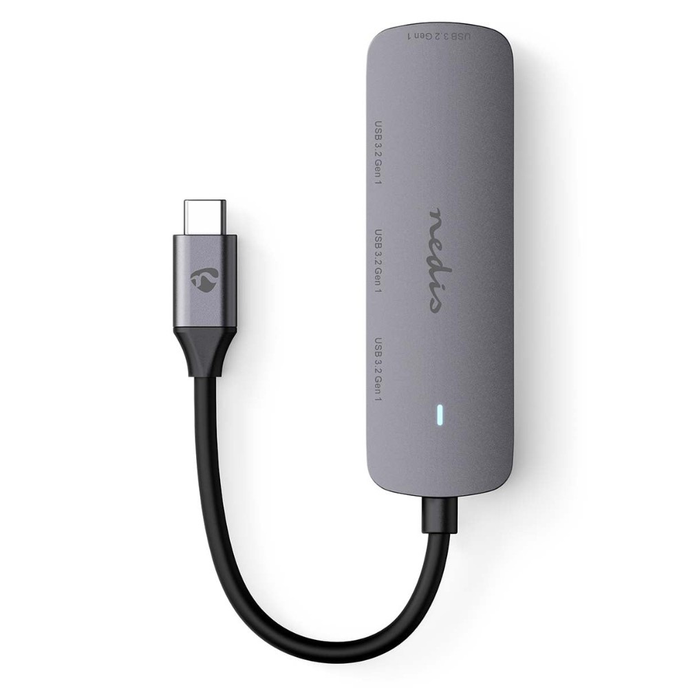 Nedis USB-C-hub, 4 USB-A-porte, 5 Gbit/s