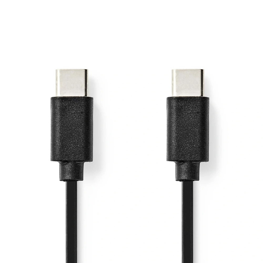NEDIS CCGL60700 USB-C 2.0-kabel, sort, 2 meter