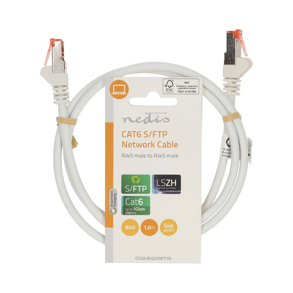 Nedis CAT6 S/FTP-netværkskabel, 1 meter