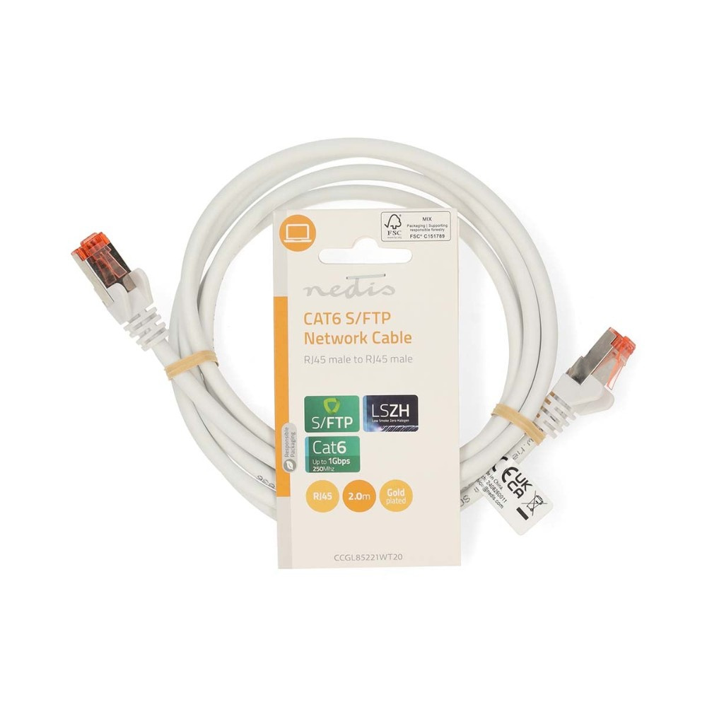 Nedis CAT6 S/FTP-netværkskabel, 2 meter