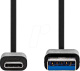 NEDIS CCGW61600BK10 USB-A til USB-C-kabel, sort, 1 meter NEDIS CCGW61600BK10 USB-A til USB-C-kabel, sort, 1 meter