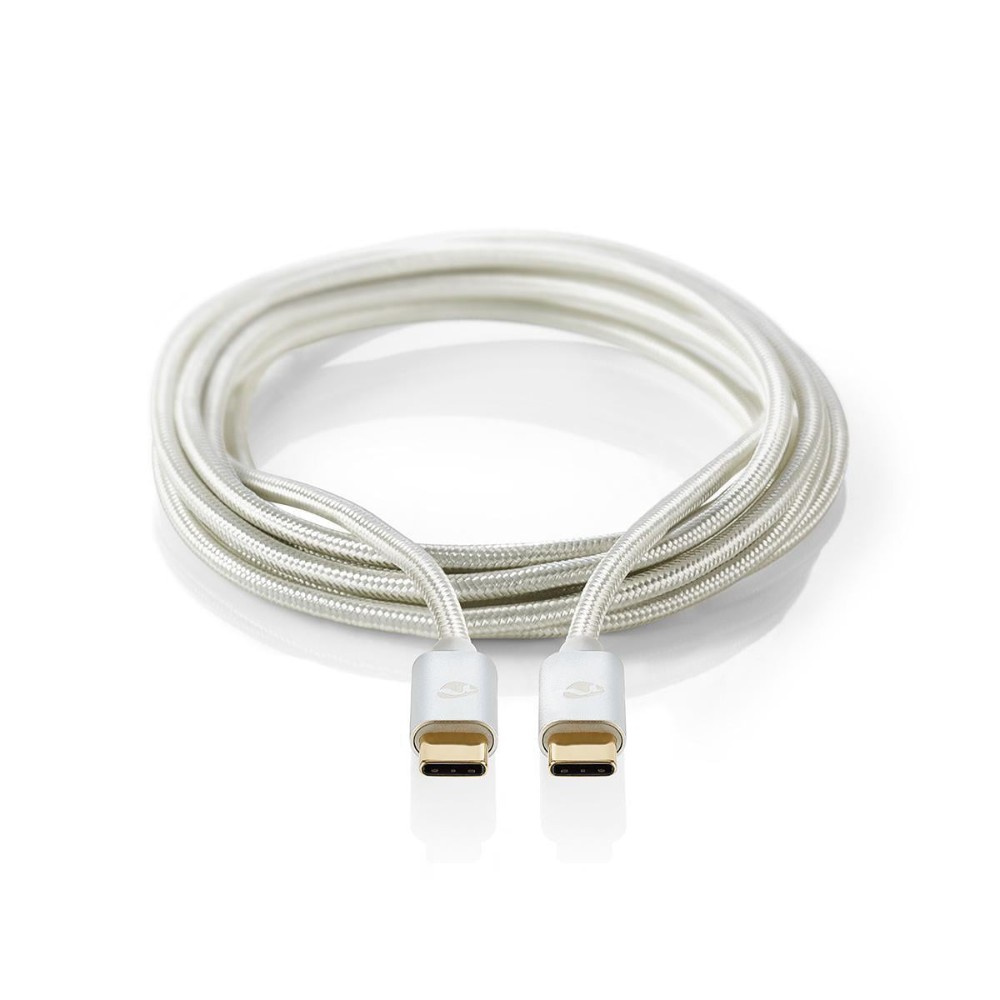 Nedis USB-C-kabel, 100 W, 480 Mbit/s, 2 meter