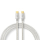 Nedis USB-C-kabel, 100 W, 5 Gbit/s Nedis USB-C-kabel, 100 W, 5 Gbit/s