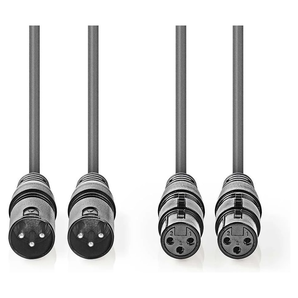 Nedis XLR-kabel, 1,5 m