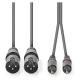 Nedis XLR-kabel, XLR-han - RCA-han 3 m Nedis XLR-kabel, XLR-han - RCA-han 3 m