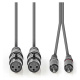 Nedis XLR-kabel, XLR hun - RCA han 3 m Nedis XLR-kabel, XLR hun - RCA han 3 m
